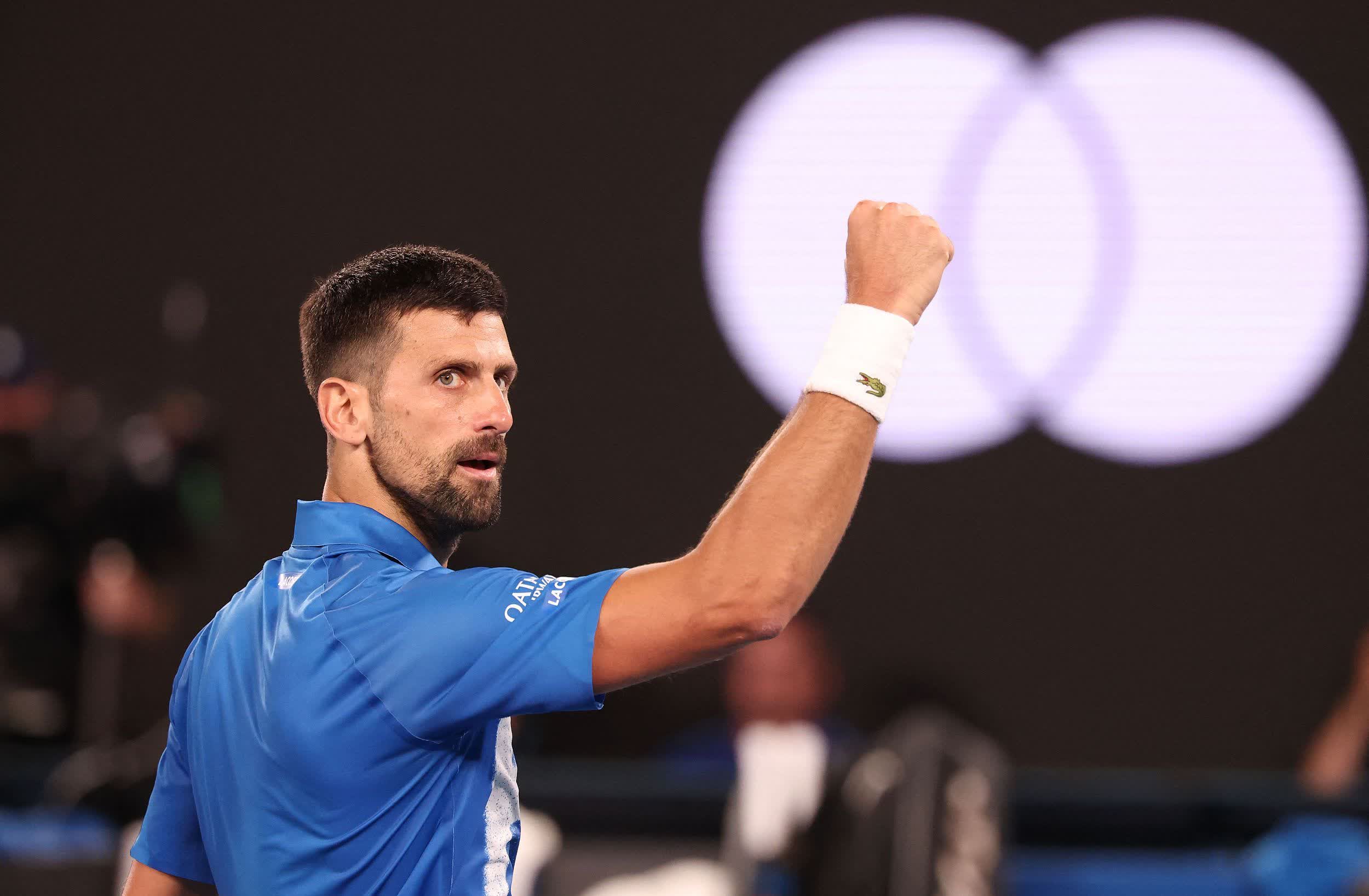 澳网力克年终总决赛,德约科维奇带队取胜 澳网力克年终总决赛,德约科维奇带队取胜